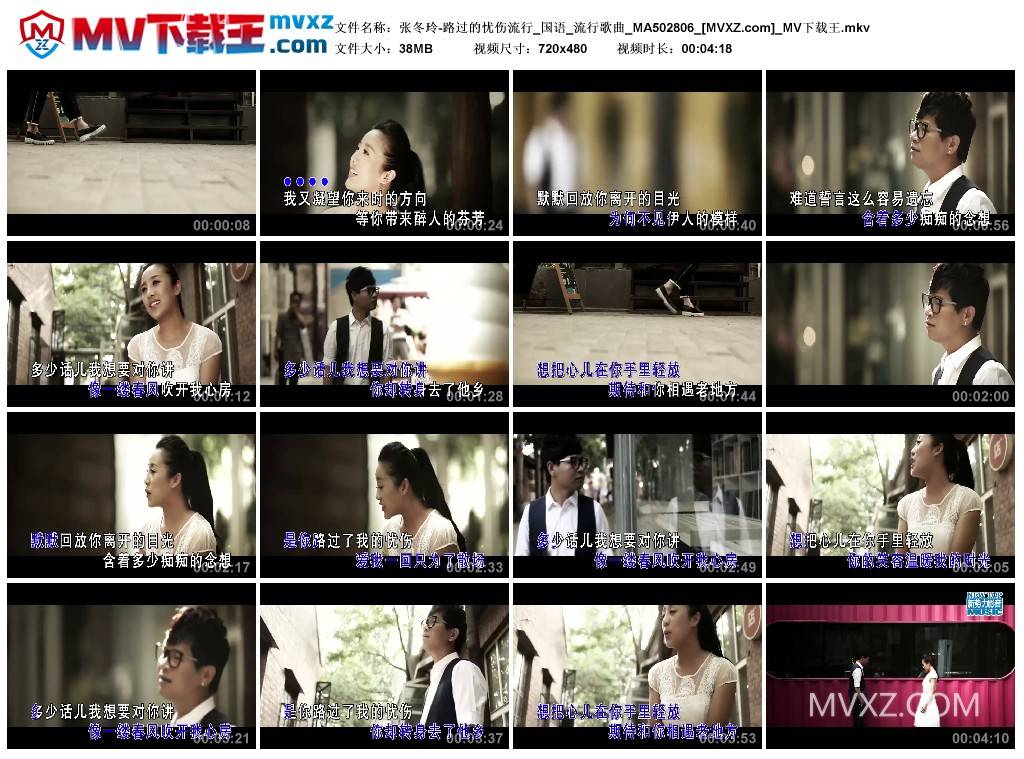 张冬玲-路过的忧伤流行_国语_流行歌曲_MA502806